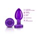 Vibrating Purple Metal Remote Plug - Medium Vibrating Purple Metal Remote Plug - Medium