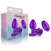 Vibrating Purple Metal Remote Plug - Medium Vibrating Purple Metal Remote Plug - Medium