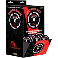 Endurance Lubricated - Comfort - Benzocaine Condoms Display