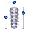 Rize - Swich - Glow in the Dark Self -Lubricating Stroker - Clear