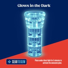 Rize - Luz - Glow in the Dark Self- Lubricating Stroker - Clear Rize - Luz - Glow in the Dark Self- Lubricating Stroker - Clear