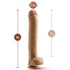 Dr. Skin - Dr. Michael - 14 Inch Dildo With Balls Tan