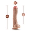 Dr. Skin - Mr. Savage - 11.5 Inch Dildo With Balls - Beige