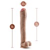 Dr. Skin - Mr. Ed - 13 Inch Dildo With Balls - Beige