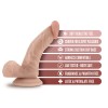 Dr. Skin - Dr. Stephen - 6.5 Inch Dildo With Balls - Beige