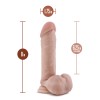 Dr. Skin - Dr. William - 8 Inch Dildo With Balls - Beige