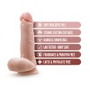 Dr. Skin - Dr. Paul - 7.25 Inch Dildo With Balls - Beige