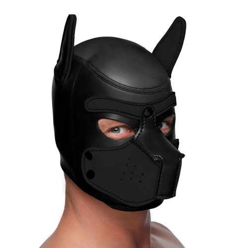 Spike Neoprene Puppy Hood - Black Spike Neoprene Puppy Hood - Black