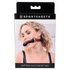 Saffron Silicone Bit Gag - Black/red