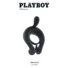 Playboy Pleasure - Triple Play - Cock Ring - Black