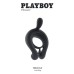 Playboy Pleasure - Triple Play - Cock Ring - Black Playboy Pleasure - Triple Play - Cock Ring - Black