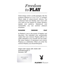 Playboy Pleasure - Royal Mini - Wand - Opal Playboy Pleasure - Royal Mini - Wand - Opal