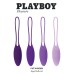 Playboy Pleasure - Put in Work - Kegel Balls Set - Acai Ombre Playboy Pleasure - Put in Work - Kegel Balls Set - Acai Ombre