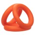Alpha Liquid Silicone Tri-Ring - Orange Orange Alpha Liquid Silicone Tri-Ring - Orange Orange