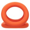Alpha Liquid Silicone Tri-Ring - Orange Orange