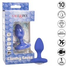 Cheeky Gems - Medium Rechargeable Vibrating Probe - Blue Cheeky Gems - Medium Rechargeable Vibrating Probe - Blue