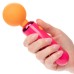 Naughty Bits Home Cumming Queen Vibrating Wand - Orange/pink
