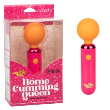 Naughty Bits Home Cumming Queen Vibrating Wand - Orange/pink