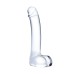 7 Inch Realistic Curved Glass G-Spot Dildo - Clear 7 Inch Realistic Curved Glass G-Spot Dildo - Clear