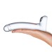 7 Inch Realistic Curved Glass G-Spot Dildo - Clear 7 Inch Realistic Curved Glass G-Spot Dildo - Clear