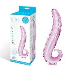 6 Inch Lick-It Glass Dildo 6 Inch Lick-It Glass Dildo