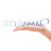 10 Inch Twister Dual-Ended Dildo - Clear/blue