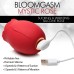 Mystic Rose Sucking and Vibrating Silicone Rose - Red Mystic Rose Sucking and Vibrating Silicone Rose - Red