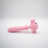 Lick n' Stick Clit Flicker and G-Spot Vibrator - Pink