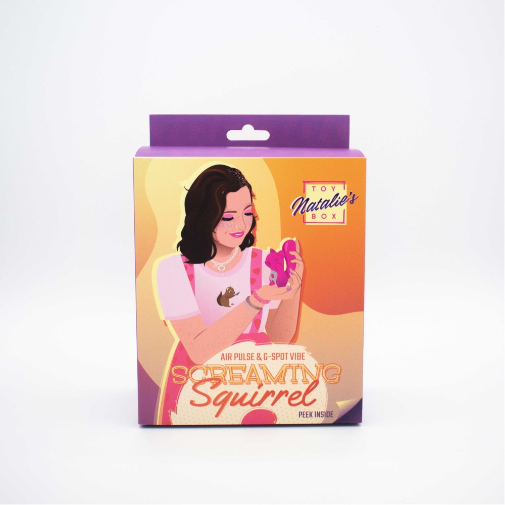 Screaming Squirrel Air Pulse and G-Spot Vibrator