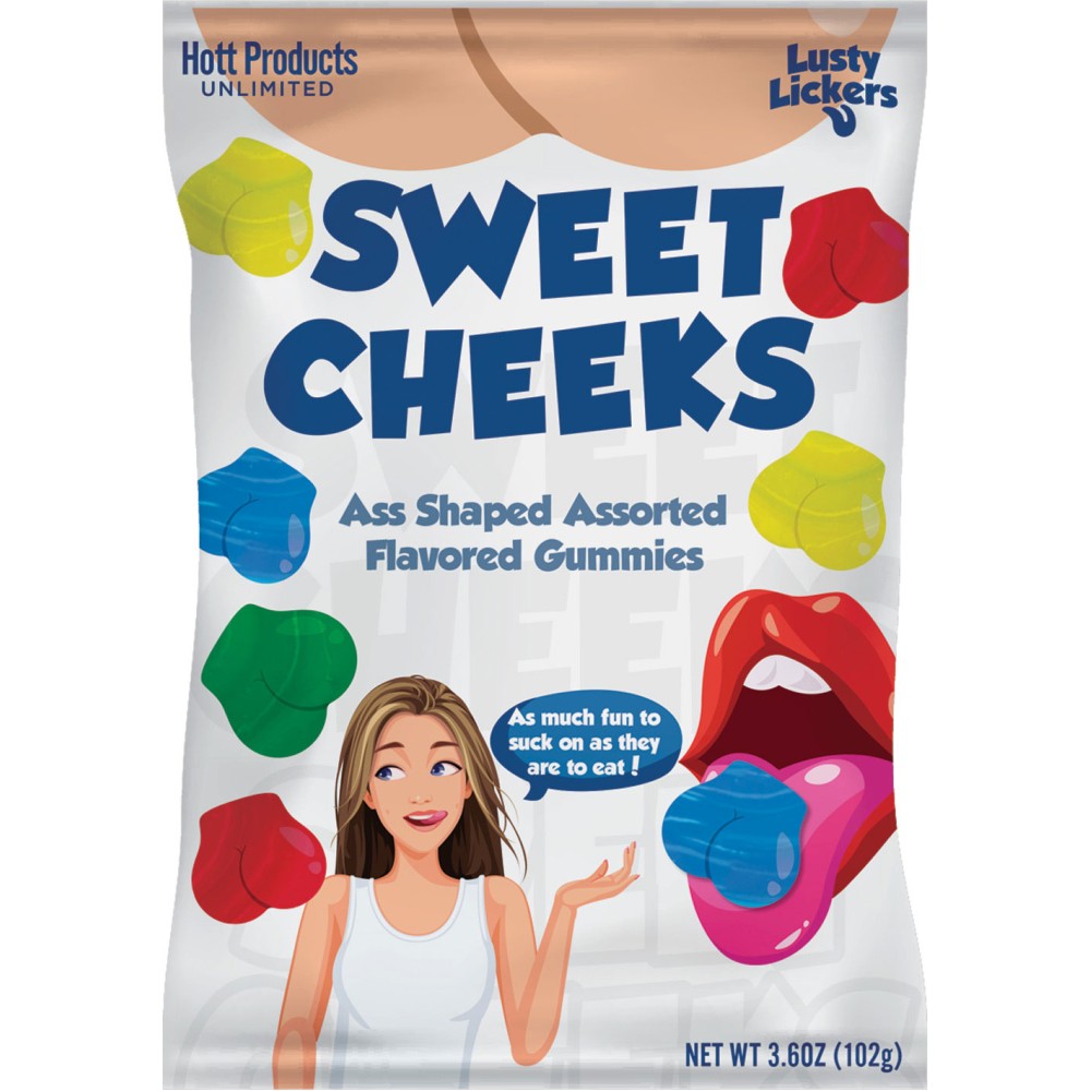 Sweet Cheeks Gummies - Ass Shaped Gummies - Assorted Flavors