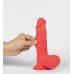 Real Skin Mr. Ruby 7.5" Dual Layer Dildo
