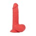 Real Skin Mr. Ruby 7.5" Dual Layer Dildo