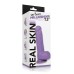Real Skin Mr. Lavender 7.5" Dual Layer Dildo