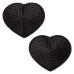 Radiance Heart Pasties - Black Radiance Heart Pasties - Black