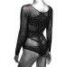 Radiance Long Sleeve Body Suit - One Size - Black Radiance Long Sleeve Body Suit - One Size - Black