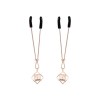 Brat Pearl Nipple Clips - Rose Gold