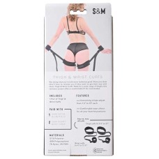 Thigh and Wrist Cuffs - Black Thigh and Wrist Cuffs - Black