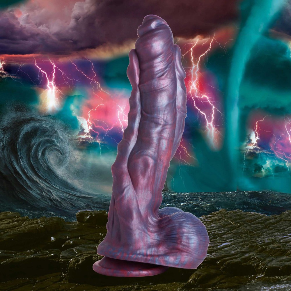 Hydra Sea Monster Silicone Dildo - Purple Hydra Sea Monster Silicone Dildo - Purple