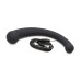 10x Vibra-Crescent Silicone Dual Ended Dildo - Black 10x Vibra-Crescent Silicone Dual Ended Dildo - Black