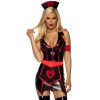 Naughty Nurse Costume - X-Large - Black/red