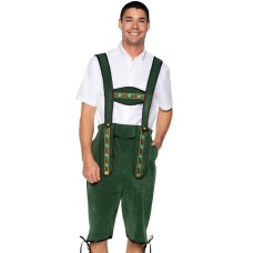 Men's Beerfest Lederhosen Oktoberfest Costume - X-Large - Green Men's Beerfest Lederhosen Oktoberfest Costume - X-Large - Green