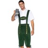 Men's Beerfest Lederhosen Oktoberfest Costume - X-Large - Green