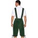 Men's Beerfest Lederhosen Oktoberfest Costume - X-Large - Green Men's Beerfest Lederhosen Oktoberfest Costume - X-Large - Green