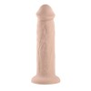 7 Inch Girthy Vibrating Dong - Light