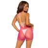 Summer Dreamz Net Mini Dress - One Size - Pink