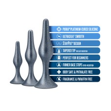 Anal Adventures Matrix - Genesis Plug Kit - Stellar Silver Anal Adventures Matrix - Genesis Plug Kit - Stellar Silver