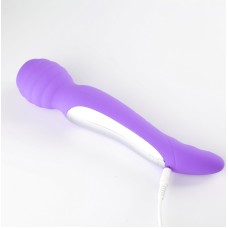 Zoe Twisty Dual Vibrating Pleasure Wand - Purple Zoe Twisty Dual Vibrating Pleasure Wand - Purple