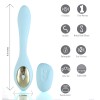 Harmonie Rechargeable Remote Silicone Bendable Vibrator - Teal