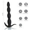 Mason Remote Control Silicone Butt Plug - Black