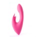 Leah USB Rechargeable Silicone 10-Function Rabbit Vibrator - Pink